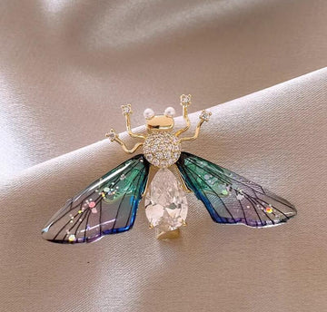 XSB107 - Dragonfly Saree Brooch